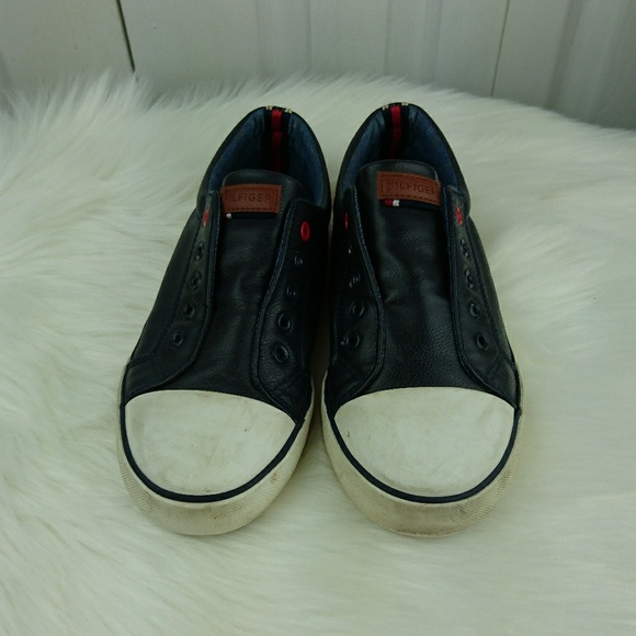 Tommy Hilfiger Other - Tommy Hilfiger blue leather sneakers